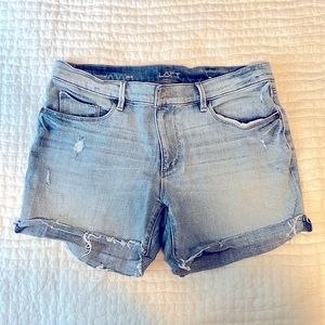 Loft denim cut off shorts size 28/6